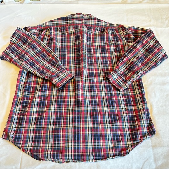 POLO Ralph Lauren Regent Classic Fit Men’s XL Long Sleeve Plaid Shirt - Picture 2 of 6